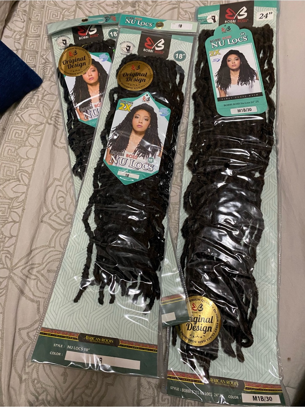 Bobbi Boss Nu Locs Synthetic Dreadlocks – Black (M1B/30)